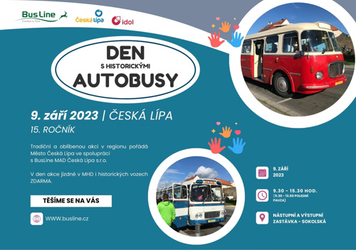 Den s historickými autobusy v České Lípě